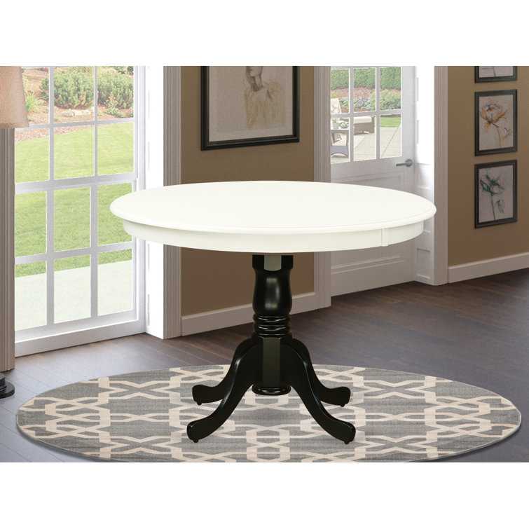 Charlton Home® Cherrywood 42'' Solid Wood Pedestal Dining Table